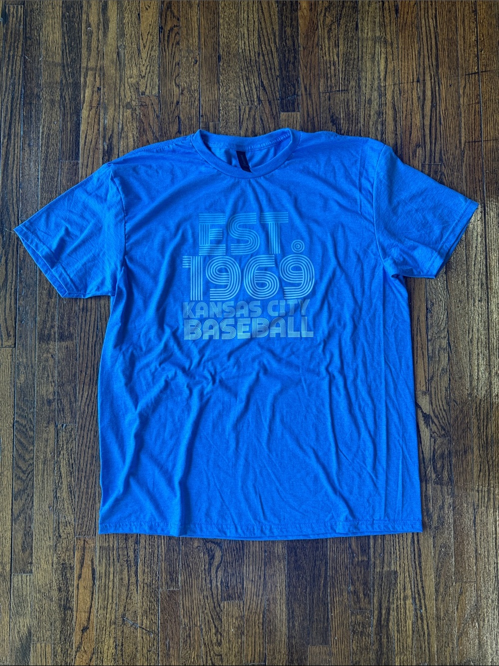 Gildan Royal Blue Kansas City Baseball Graphic Tee